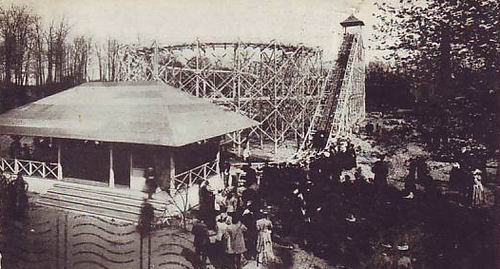 Liberty Amusement Park - Guguac Lake Roller Coaster (newer photo)